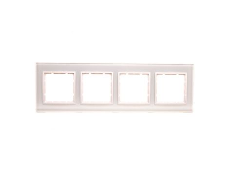 Berker B.7 Glas Ramka szklana poczwórna śnieżnobiała 10146909
