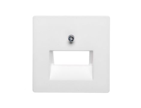 Berker Q.1 Element centralny do gniazda przyłączeniowego UAE podwójnego śnieżnobiały aksamit 14096089