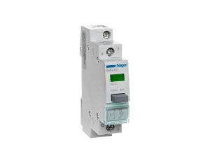 Przełącznik przyciskowy z lampką zieloną 16A 1Z 230V AC SVN411