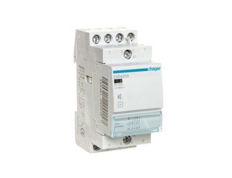 Stycznik modułowy cichy 25A 4Z 0R 24V AC ESD425S