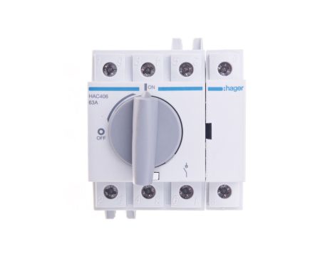 Rozłącznik izolacyjny 4P 63A HAC406