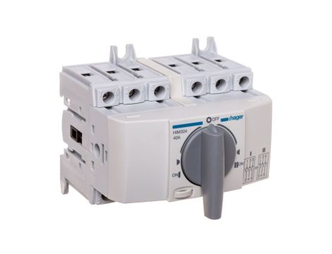 Przełącznik w układzie przełącznym I-0-II 3P 40A HIM304