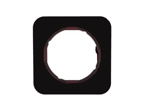 Berker R.1 Ramka pojedyncza czarna 10112145