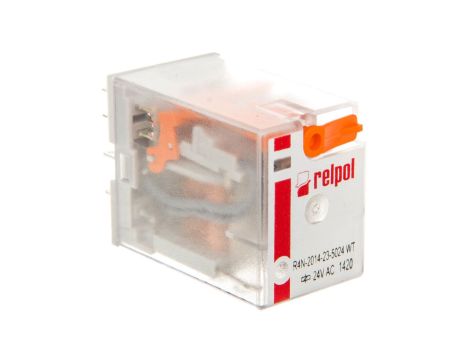 Przekaźnik przemysłowy 4P 6A 24V AC AgNi R4N-2014-23-5024-WT 860621