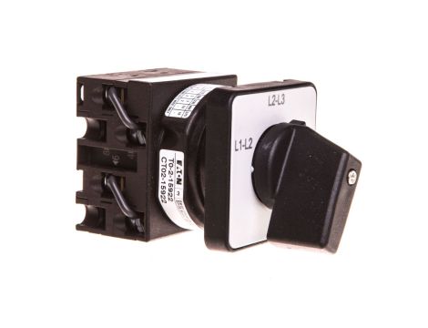 Przełącznik woltomierza L1-L2/L2-L3/L1-L3 3P 20A do wbudowania T0-2-15922/E 053099