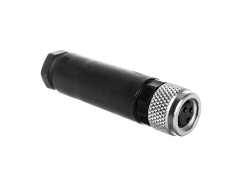 Gniazdo wtykowe 3-pinowe proste M8 mosiądz przyłącze 0,14-0,5mm2 SACC-M 8FS-3CON-M-SW 1506888