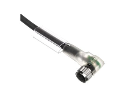 Kabel do czujnika 3P 5m wolny koniec przewodu gniazdo kątowe M8 SAC-3P-5,0-PUR/M 8FR-2L 1671085