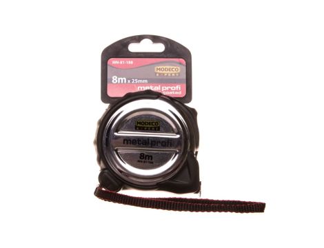 Miara zwijana 8 m x 25 mm Metal Profi Modeco Expert MN-81-188 /1 szt./
