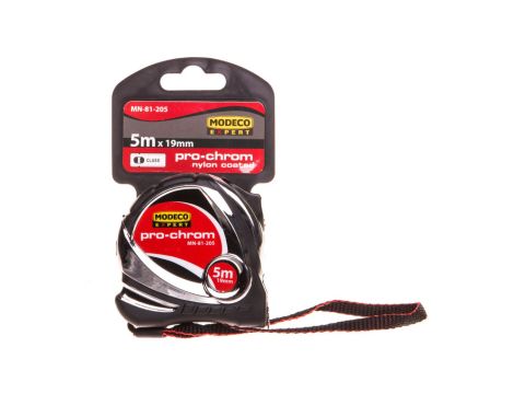 Miara zwijana 5 m x 19 mm Pro Chrom Modeco Expert MN-81-205 /1 szt./