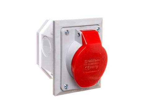 Gniazdo izolacyjne skośne p/t 16A 250/400V 5P IP44 2622-420