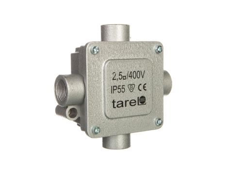 Puszka odgałęźna metalowa 5-torowa 2,5mm2 4 wejścia IP55 018