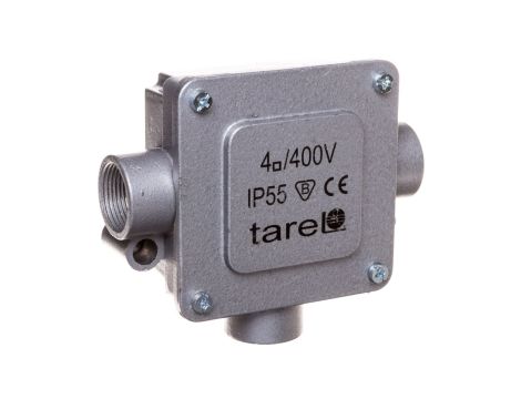 Puszka odgałęźna metalowa 5-torowa 4mm2 3 wejścia IP55 020