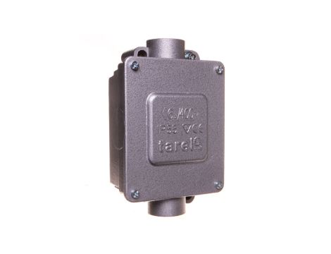 Puszka odgałęźna metalowa 5-torowa 6mm2 2 wejścia IP55 022