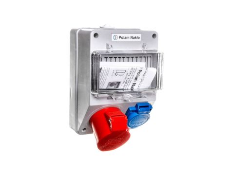 Zestaw zasilający 16A/400V 5P + 10/16A 250V + płytka odgałęźna 5x4mm2 6263-130