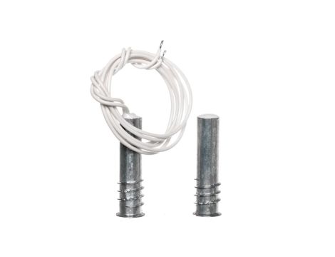 Czujka kontaktronowa systemu alarmowego wpuszczana magnetyczna z rezystorem 1,1 kOhm metalowa K-3 2E