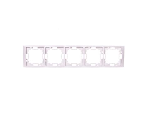Simon Basic Neos Ramka pięciokrotna biała BMRC5/11
