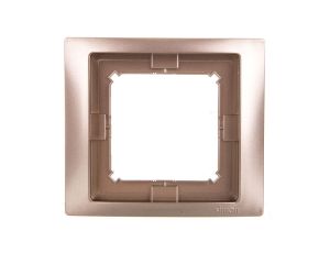 Simon Basic Neos Ramka pojedyncza IP44 satynowy BMRC1B/29