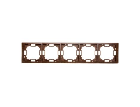 Simon Basic Neos Ramka pięciokrotna dębowy BMRC5/051