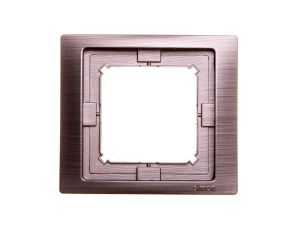 Simon Basic Neos Ramka pojedyncza IP44 tytanowy BMRC1B/052