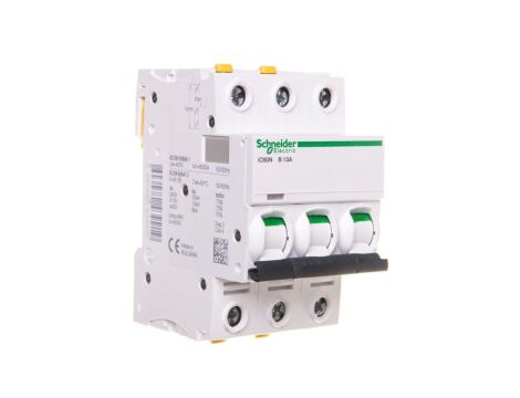 Wyłącznik nadprądowy 3P B 13A 6kA AC iC60N-B13-3 Acti9 A9F03313