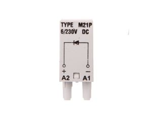 Modul sygnalizacyjny dioda D szary 6-230V DC 854834