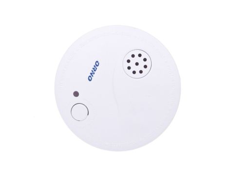 Czujnik dymu bateryjny 9V DC biały OR-DC-609