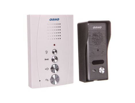 Zestaw domofonowy jednorodzinny bezsłuchawkowy ELUVIO biały OR-DOM-RE-914/W