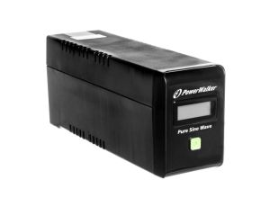 UPS POWER WALKER LINE-INTERACTIVE 600VA 2x PL 230V, czysta sinusoida, RJ11/45 IN/OUT, USB, LCD VI 600 SW/FR