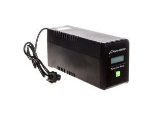 UPS POWER WALKER LINE-INTERACTIVE 800VA 2xPL 230V, czysta sinusoida, RJ11/45 IN/OUT, USB, LCD VI 800 SW/FR