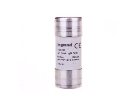 Wkładka bezpiecznikowa cylindryczna 22x58mm 50A gL 500V HPC 015350