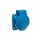 Gniazdo tablicowe 3P 16A 230V niebieskie IP44 11131 MEN11131