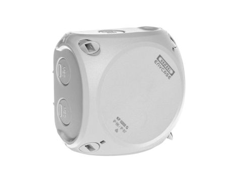 Puszka odgałęźna n/t 5x2,5mm2 93x93x62mm szara IP66/67 KF 0202 G 62000043