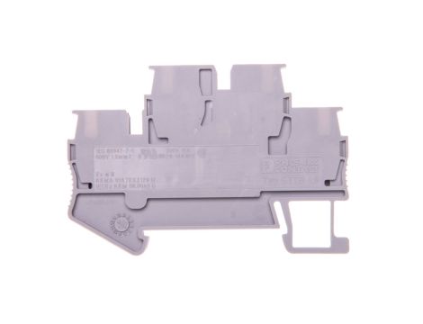 Złączka przelotowa 2-poziomowa 1,5mm2 szara STTB 1,5 3031157