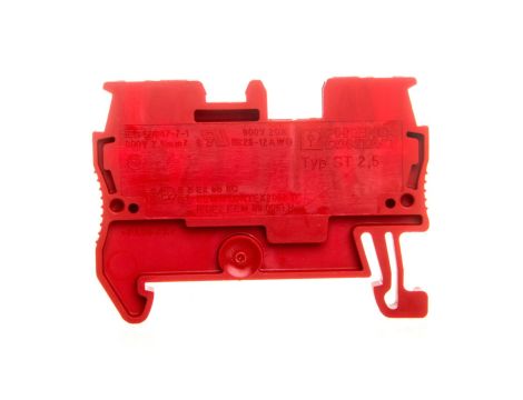 Złączka szynowa 2-przewodowa 0,08-4mm2 czerwona ST 2,5 RD 3037096