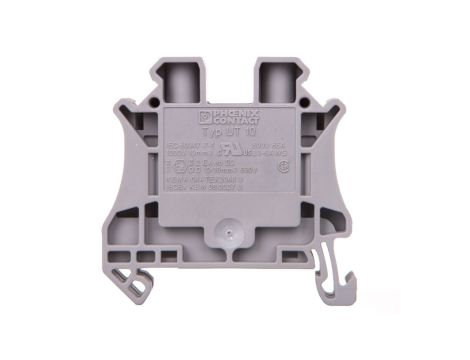 Listwa zaciskowa przepustowa 2-przewodowa 0,5-16mm2 szara UT 10 3044160