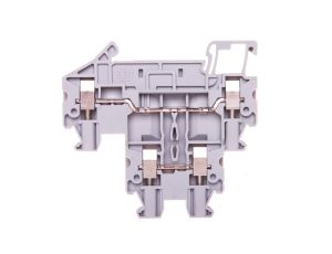 Złączka szynowa 2-piętrowa szara 2,5mm2 szara 24A 500V UTTB 2,5 3044636