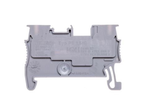 Złączka szynowa przelotowa 0,14-1,5mm2 szara PT 1,5/S 3208100