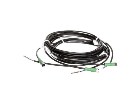 Kabel czujnika 3-piny gniazdo proste M8 wolny koniec 3m SAC-3P- 3,0-PUR/M 8FS 1669725