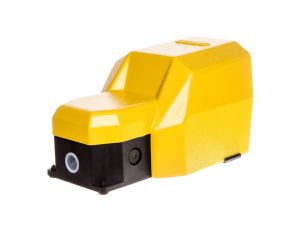 Wyłącznik nożny pojedynczy z osłoną żółty metal 2Z 2R 1Z 1R 2 kroki T0-PDKS11VX20