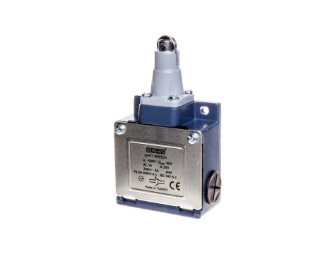 Łącznik L53 w obudowie metalowej, 1NC+1NO, popychacz z rolką metalową, T0-L53K13MUM331