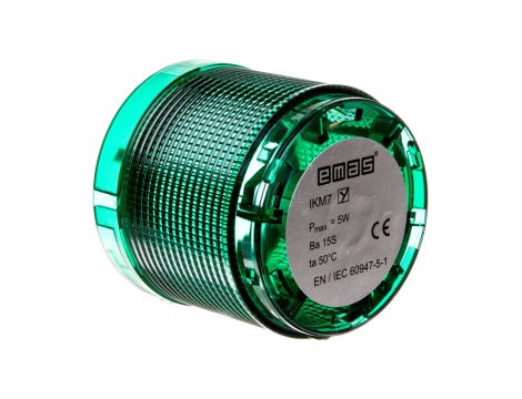Moduł sygnalizacyjny 70mm, bez źródła światła, zielony, T0-IKM7Y