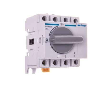 Rozłącznik izolacyjny 4P 20A HAB402
