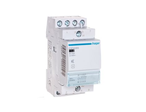 Stycznik modułowy cichy 25A 0Z 4R 24V AC ESD426S