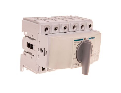 Przełącznik modułowy obrotowy I-0-II (sieć-agregat) 80A 3P HIM308