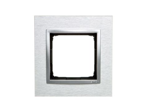 Simon 54 Nature Ramka pojedyncza metal INOX KLASYCZNY DRN1/77