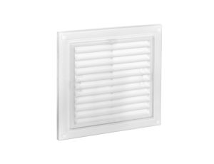 Kratka wentylacyjna nawiewno-wywiewna 150x150mm z siatką biały WPZFTMV150X150WH