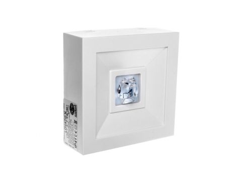 Oprawa awaryjna LED 1W 3h LOVATO N ECO LED 1W (opt. koryt.) jednozadaniowa biała LVNC/1W/E/3/SE/X/WH