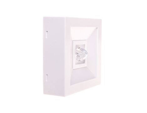 Oprawa awaryjna LED 3W 1h LOVATO N ECO LED 3W (opt. koryt.) jednozadaniowa biała LVNC/3W/E/1/SE/X/WH
