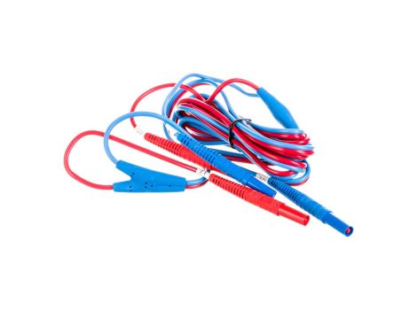 Przewód pomiarowy 3m dwużyłowy (U2 I2) /wtyki bananowe/ WAPRZ003DZBBU2I2