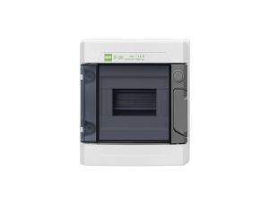 Rozdzielnica hermetyczna EP-LUX natynkowa 1x6 1500V DC 1000V AC PE+N dymny IP65 1960-01